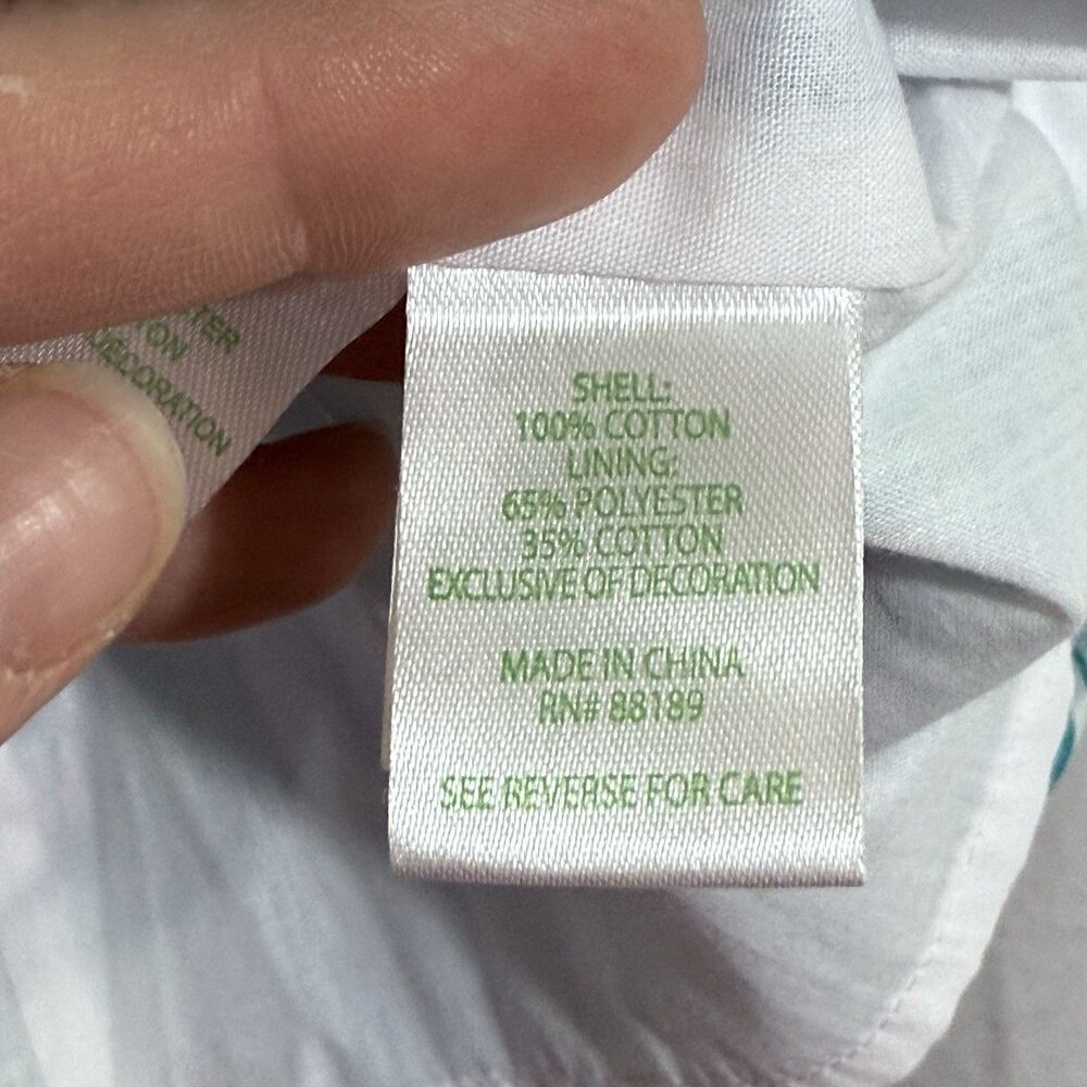 Lilly Pulitzer Barking Up The Palm Tree Seasalt Blue Classic Shift Dress Girl 10 - Picture 10 of 11
